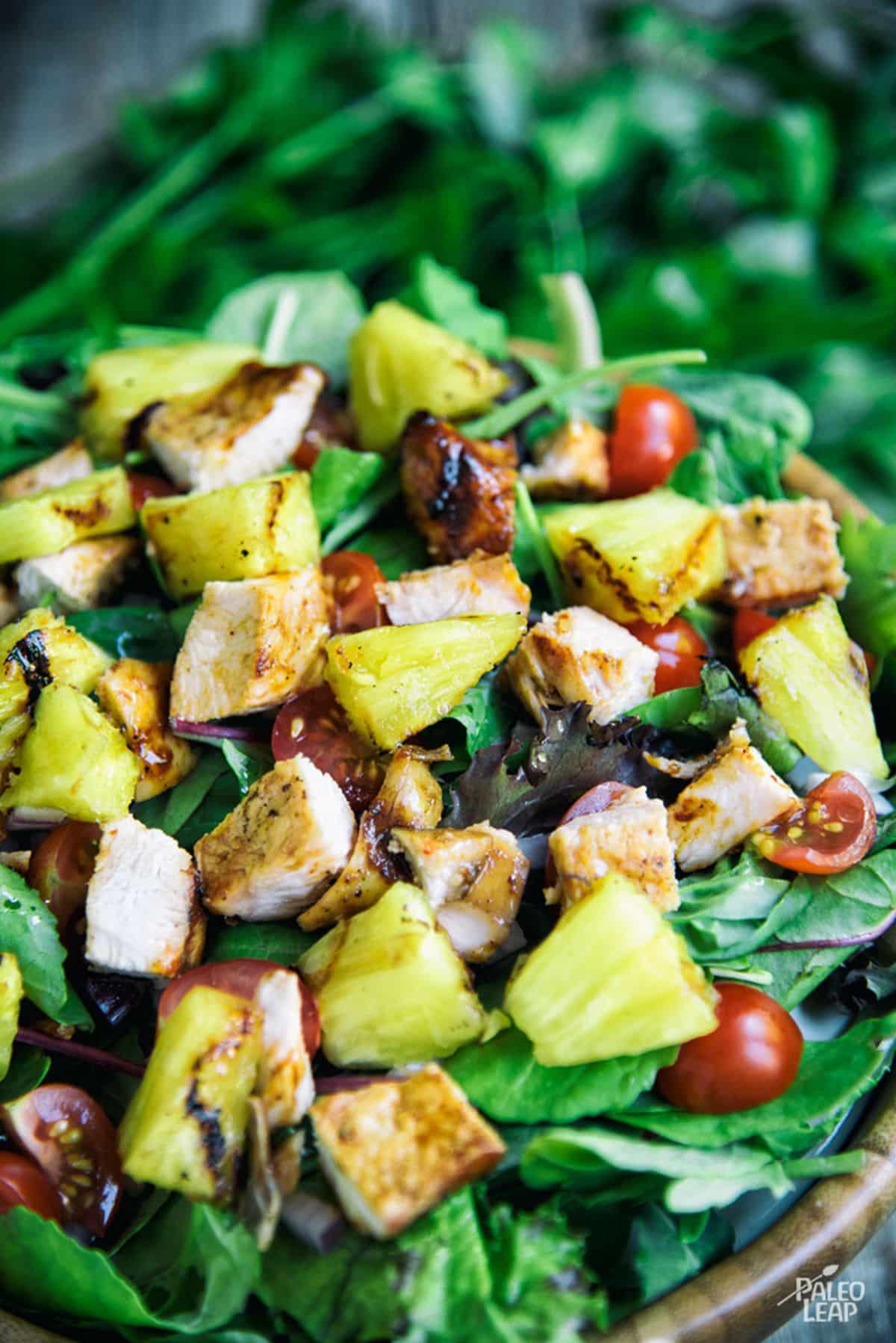 Hawaiian Barbecue-Style Chicken Salad