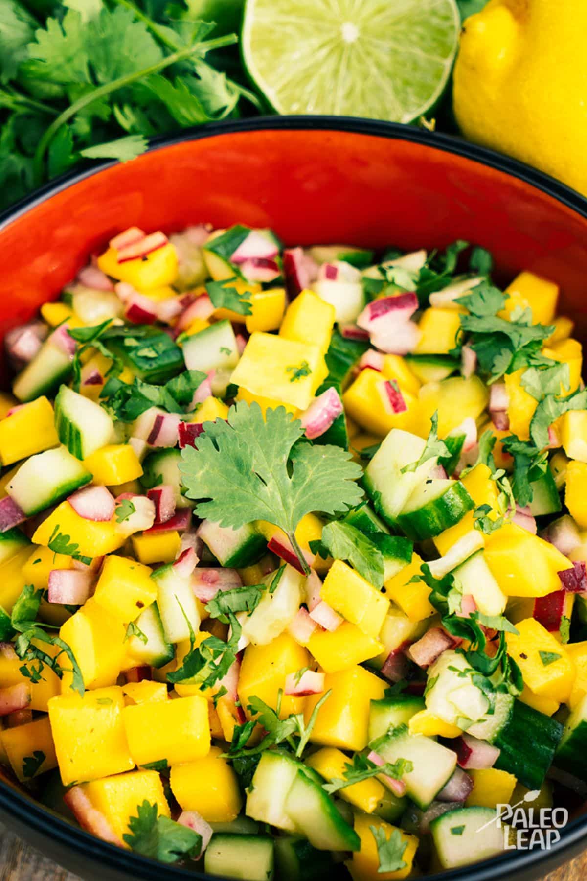 Cucumber and mango salad